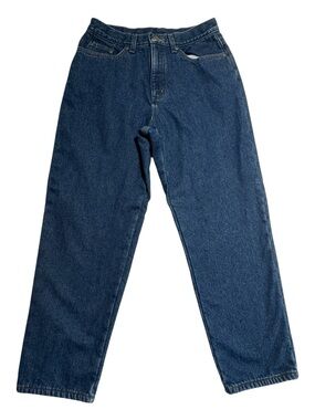 Vintage L.L. Bean Double L Relaxed Fit Fleece Lined Jeans Women's 12P (fits 10P)
